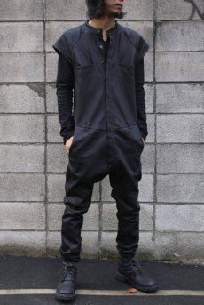 画像17: LINEA_F by incarnation インカネーション / MMXVIII X-6442 Snap button sleeveless jump suits (17)