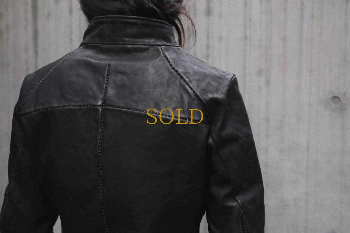 画像16: LINEA_F by incarnation インカネーション /  MMXVIII-41277 Raglan darts shoulder zip front blouson lined (16)