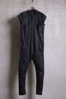 画像1: LINEA_F by incarnation インカネーション / MMXVIII X-6442 Snap button sleeveless jump suits (1)