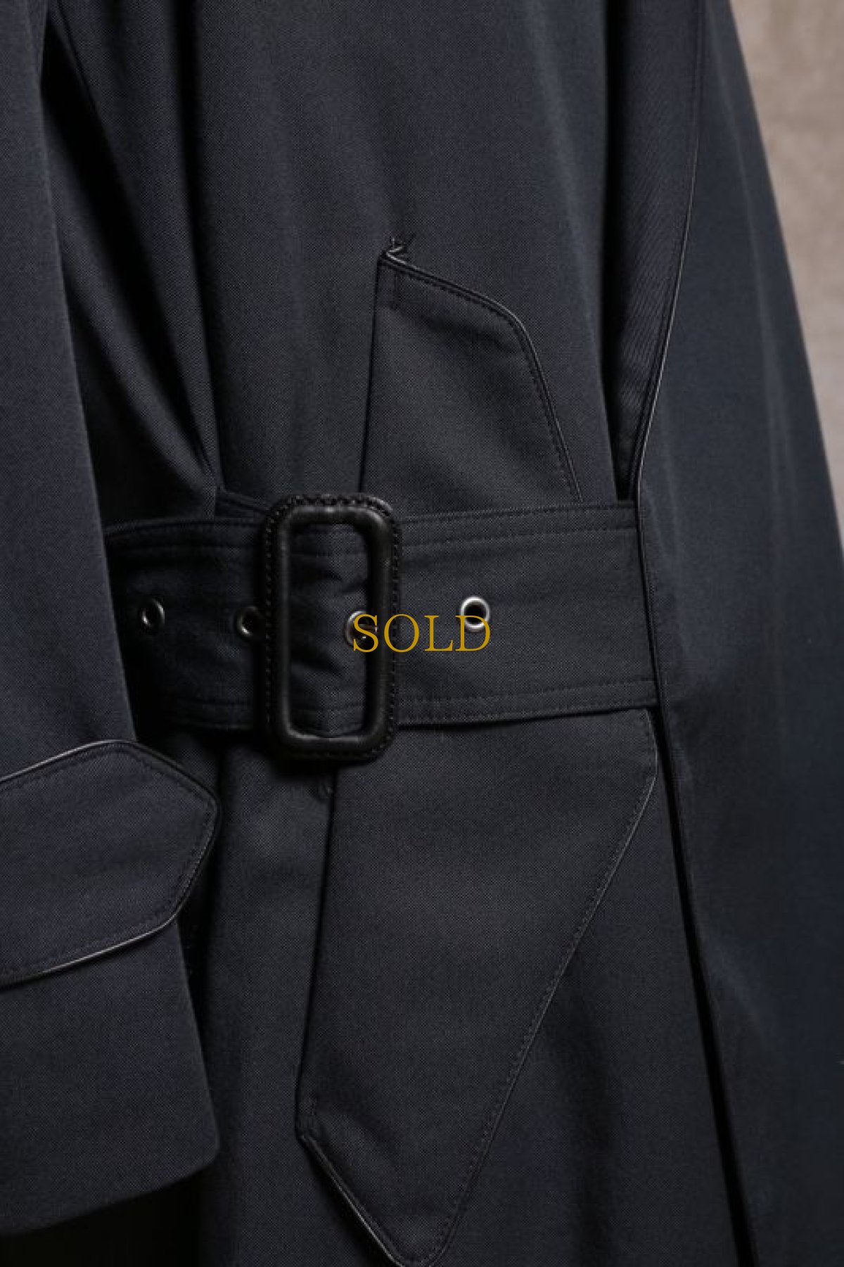 画像8: JUVENILE HALL ROLLCALL / ジュヴェナイルホールロールコール / 1225 / OVER WRAP TRENCHI COAT (8)