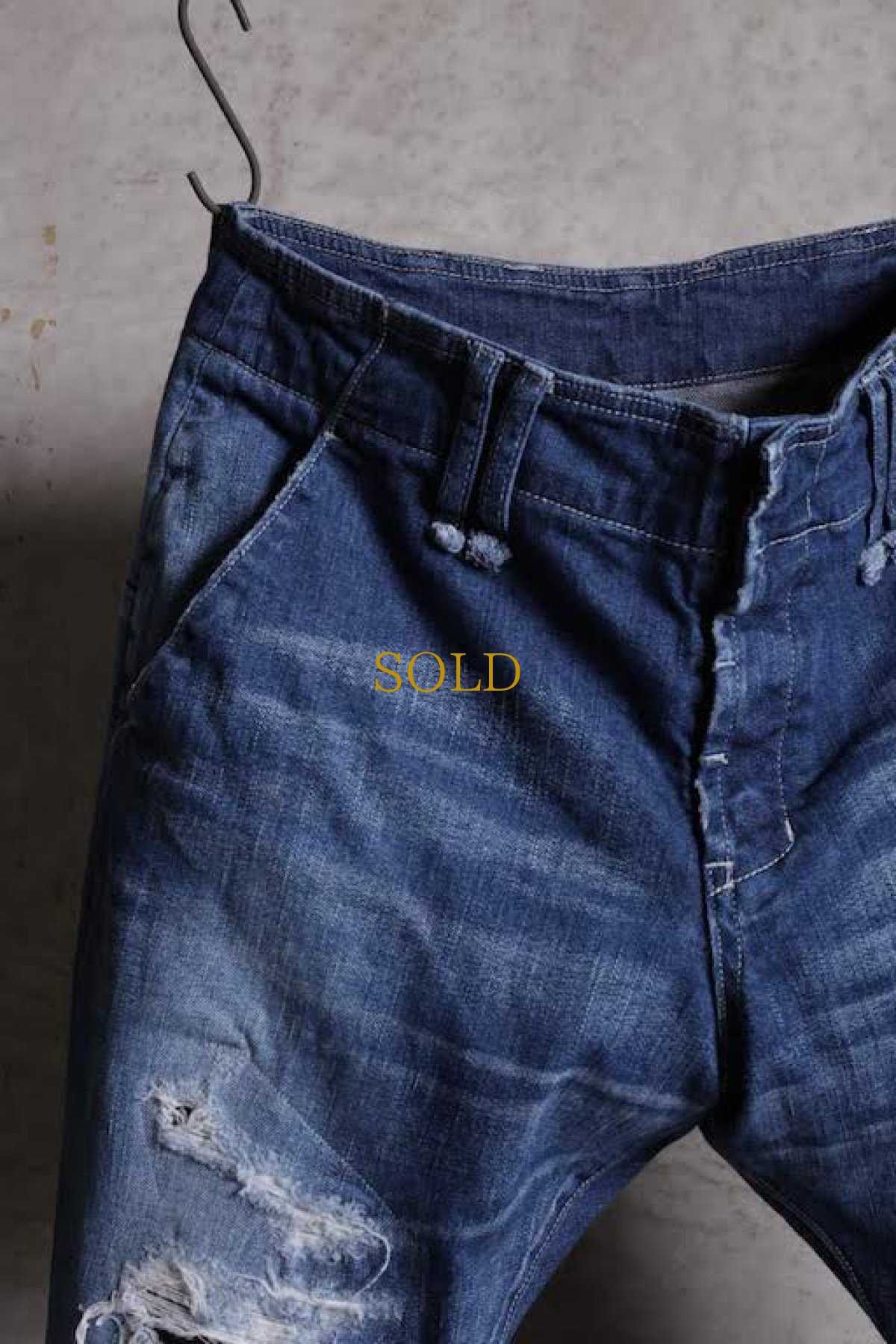 画像5: Thee OLD CIRCUS - 9 - / 9-9191 / "Star Drop" / 13.5oz ストレッチデニム Rot-9 ジョッパーズ クラッシュパンツ (5)