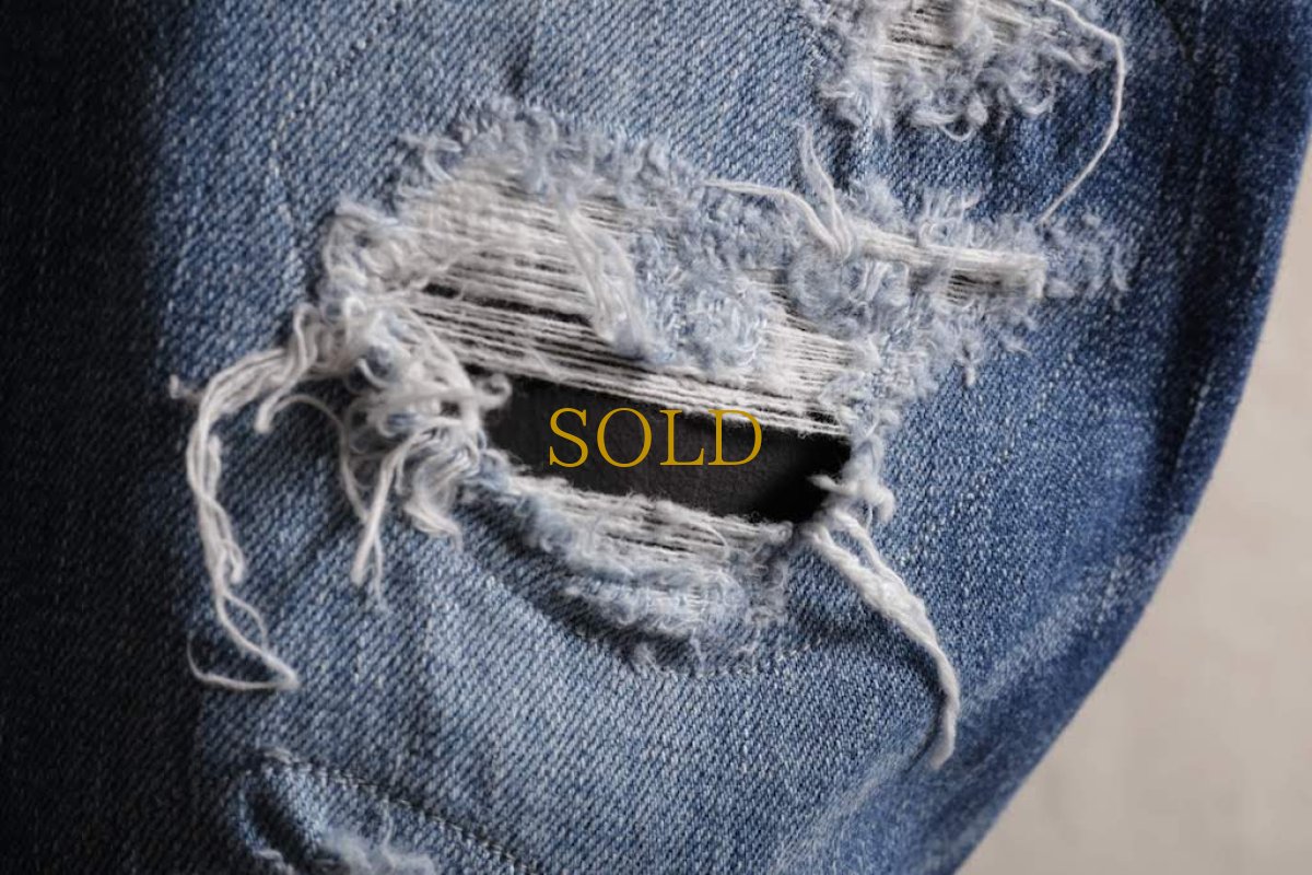 画像9: Thee OLD CIRCUS - 9 - / 9-9191 / "Star Drop" / 13.5oz ストレッチデニム Rot-9 ジョッパーズ クラッシュパンツ (9)