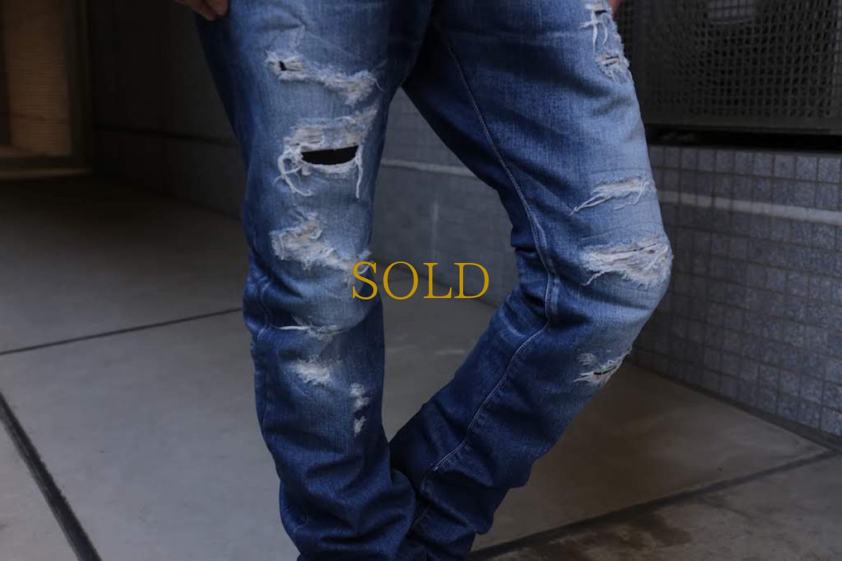 画像16: Thee OLD CIRCUS - 9 - / 9-9191 / "Star Drop" / 13.5oz ストレッチデニム Rot-9 ジョッパーズ クラッシュパンツ (16)