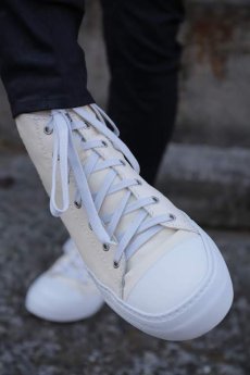 画像12: incarnation / インカネーション /  31810B-7585-WZ CALF LEATHER HI CUT SNEAKER LINED - Garage EDEN Exclusive -  (12)