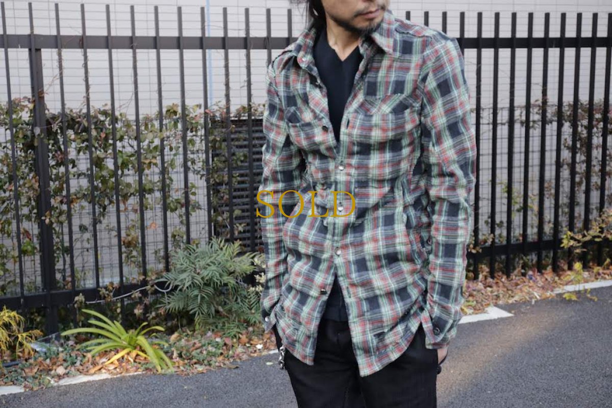 画像14: incarnation / インカネーション / 11873-3352 COTTON80% POLYESTER20% SHIRT BD #2 UNLINED (14)