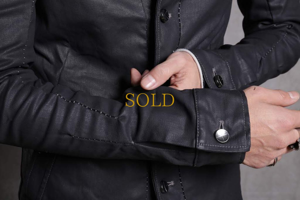 画像8: incarnation / インカネーション / 11882-41252 COTTON93% RUBBER5% ELASTANE2% JEAN JACKET O/P ARM UNLINED (8)