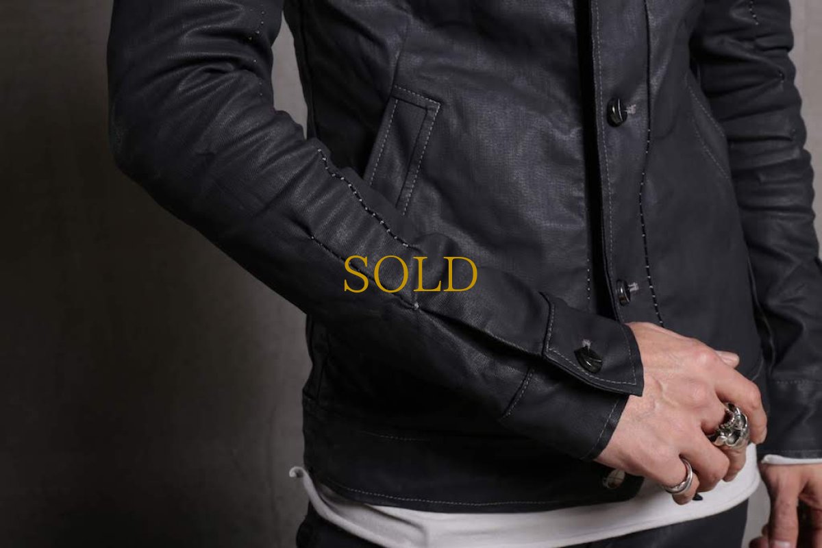 画像9: incarnation / インカネーション / 11882-41252 COTTON93% RUBBER5% ELASTANE2% JEAN JACKET O/P ARM UNLINED (9)