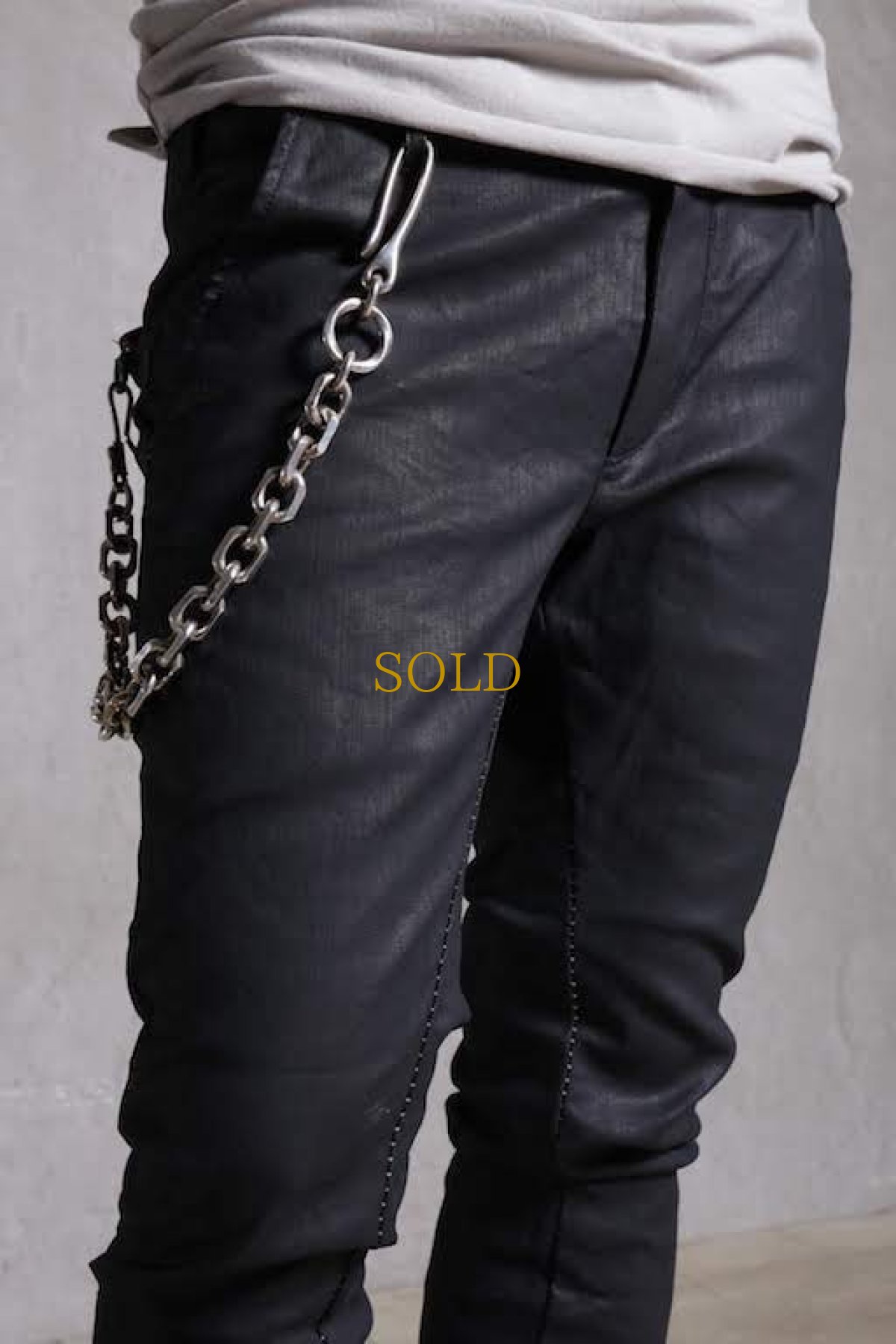 画像7: incarnation / インカネーション / 11882-6402 COTTON 93% RUBBER 5% ELASTANE 2% PANTS LONG DARTS SKINNY (7)