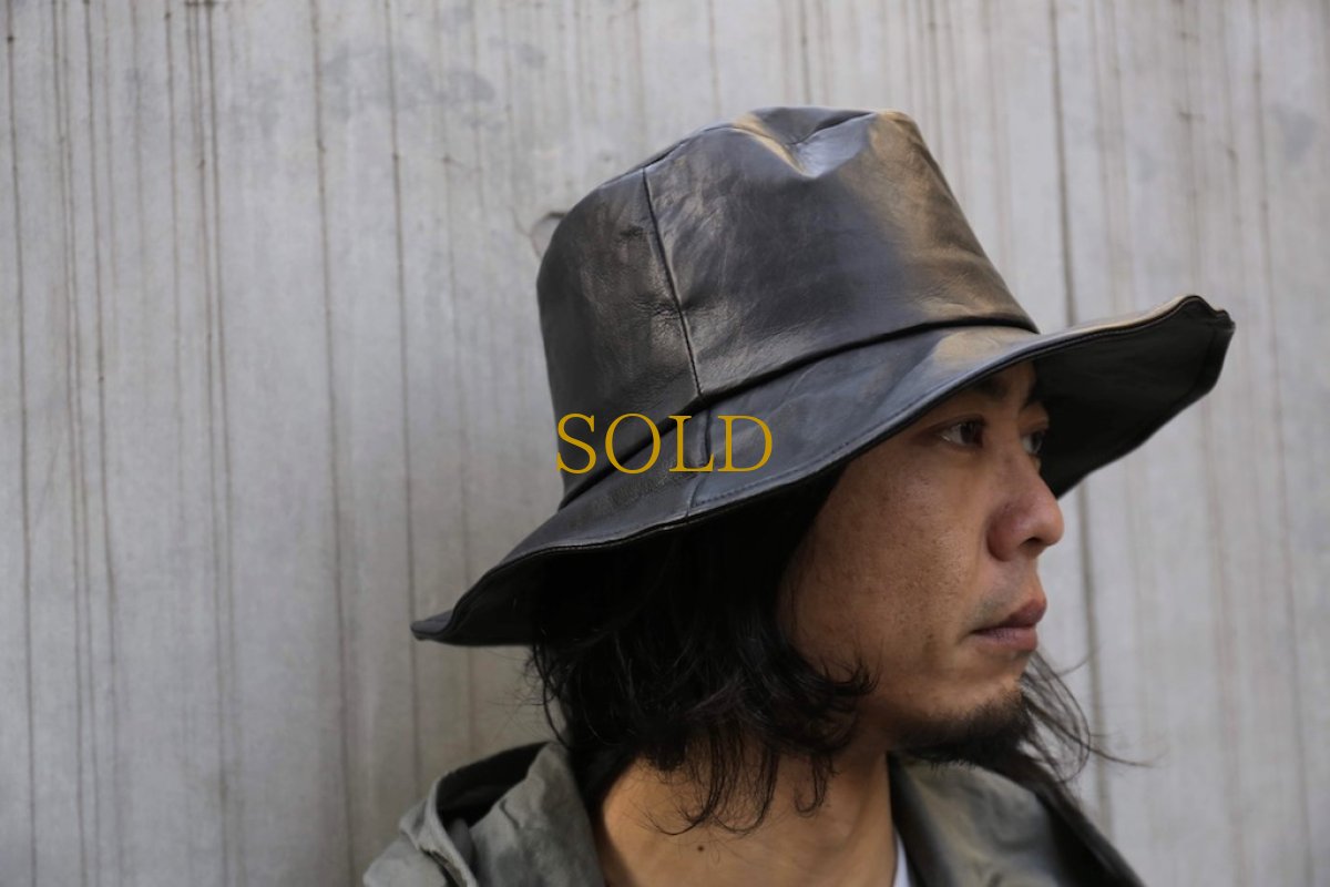 画像11: Thee OLD CIRCUS - 9 - / 9-831 / "Old Flower" / ラムレザー ワイドブリムハット (11)