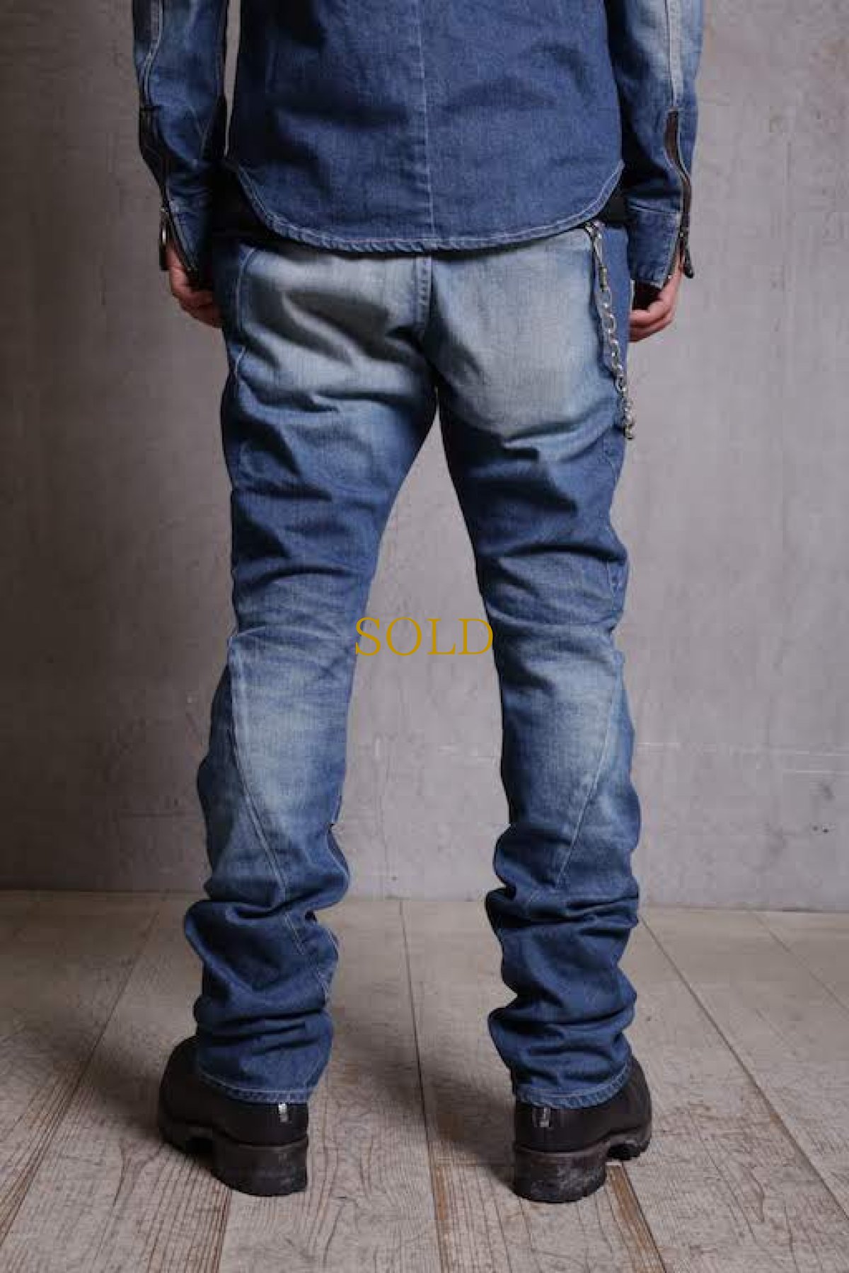 画像4: Thee OLD CIRCUS '' 1973 '' / 9125 / " Crazy Bunny " / 13.5oz ストレッチデニム Rot-9 パンツ (4)