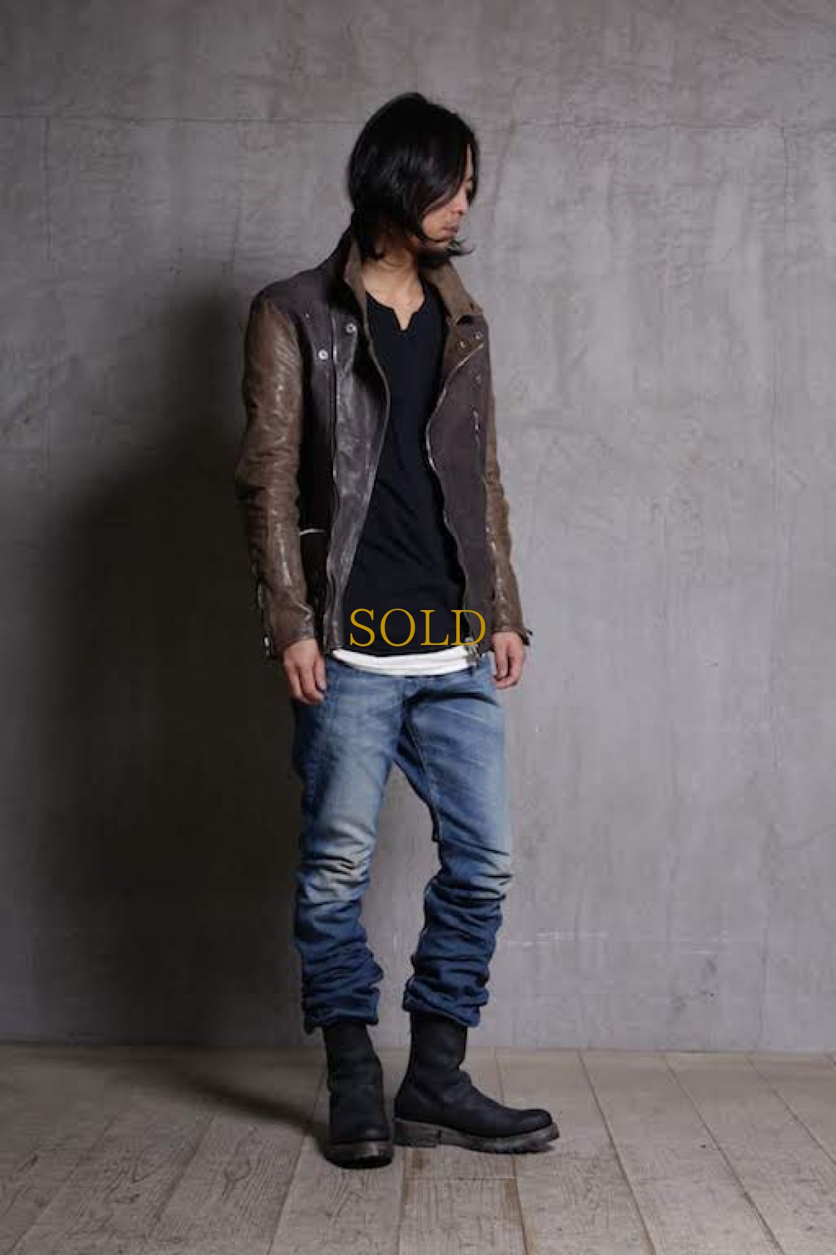 画像13: Thee OLD CIRCUS '' 1973 '' / CB-911 / " Black Sign " / イタリアンショルダーワンピースバックジップブーツ (13)