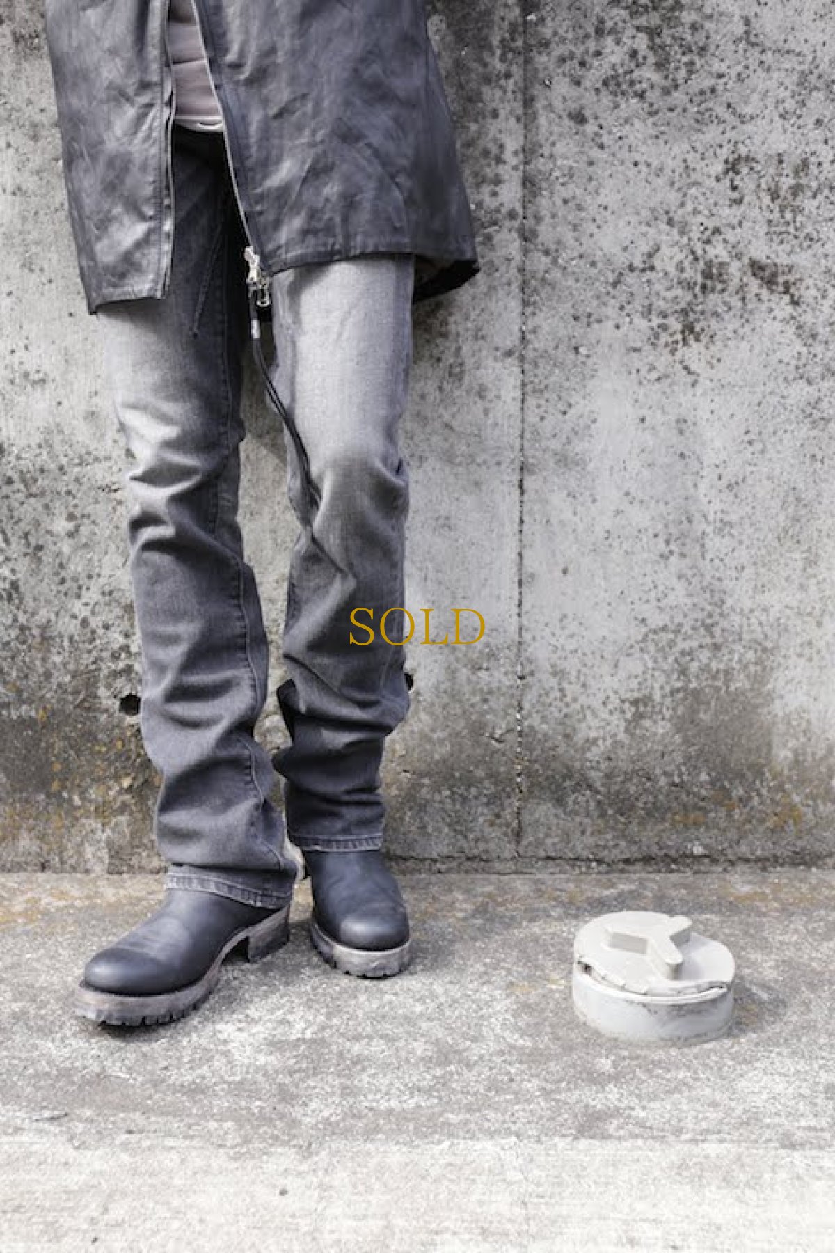 画像10: Thee OLD CIRCUS '' 1973 '' / CB-911 / " Black Sign " / イタリアンショルダーワンピースバックジップブーツ (10)