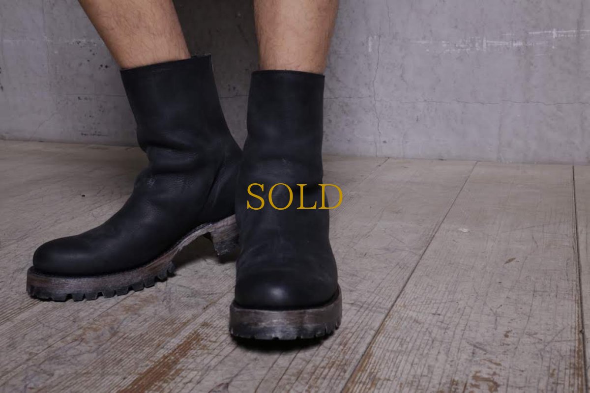 画像7: Thee OLD CIRCUS '' 1973 '' / CB-911 / " Black Sign " / イタリアンショルダーワンピースバックジップブーツ (7)