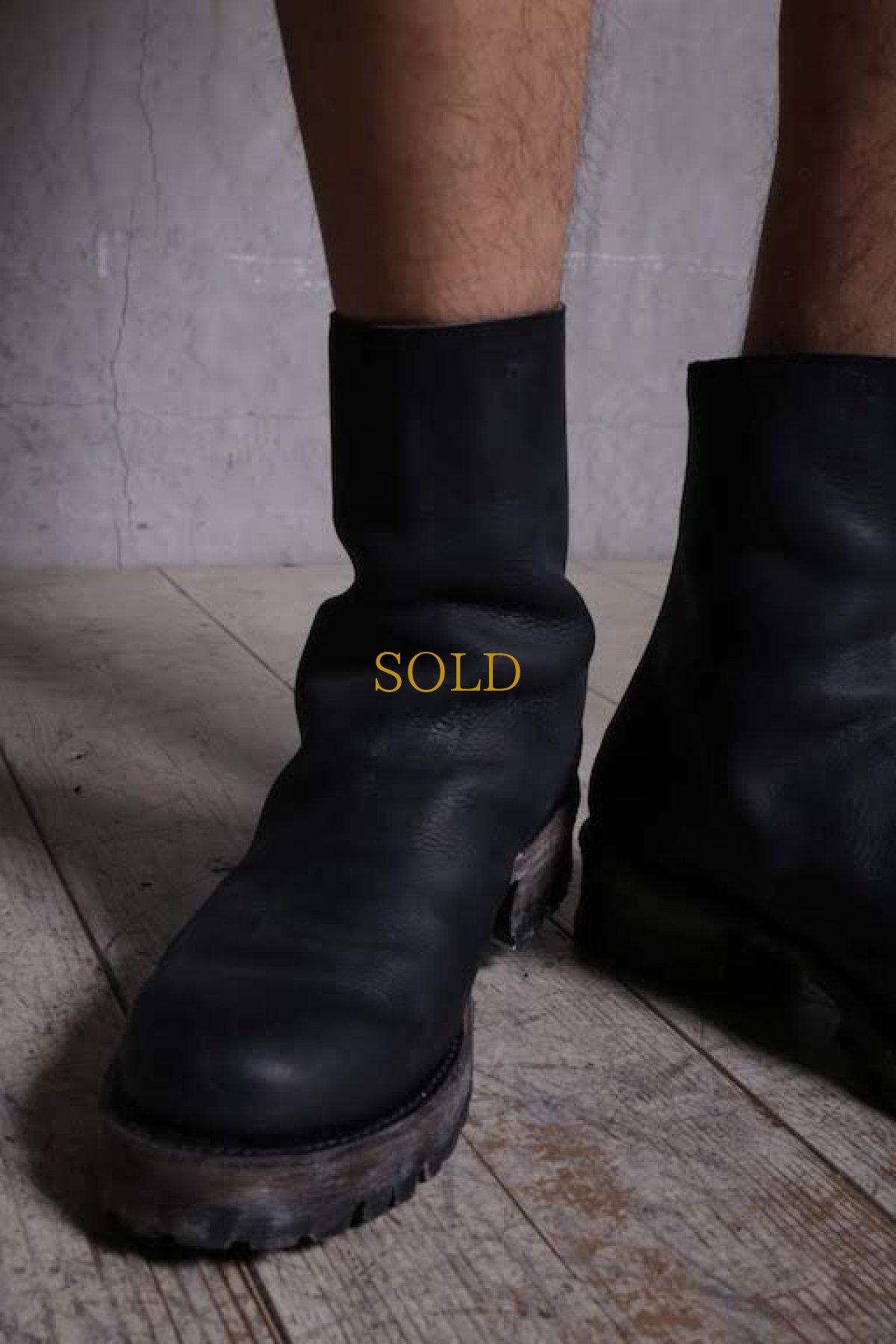 画像8: Thee OLD CIRCUS '' 1973 '' / CB-911 / " Black Sign " / イタリアンショルダーワンピースバックジップブーツ (8)