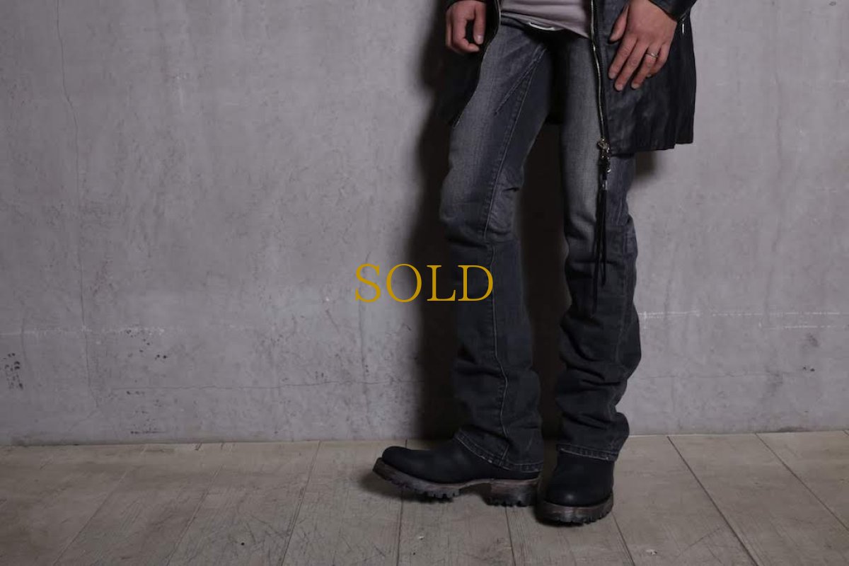 画像15: Thee OLD CIRCUS '' 1973 '' / CB-911 / " Black Sign " / イタリアンショルダーワンピースバックジップブーツ (15)