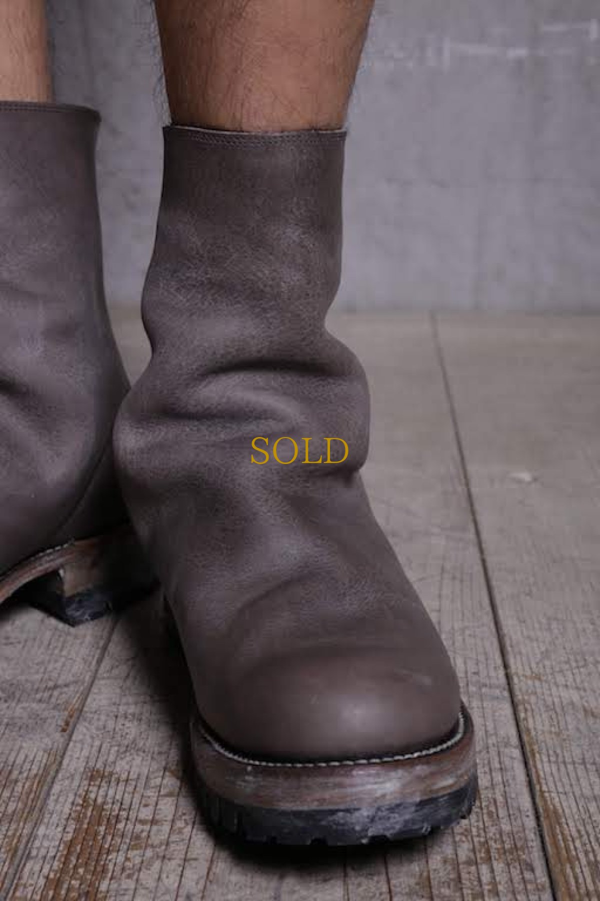 画像6: Thee OLD CIRCUS '' 1973 '' / CB-911 / " Black Sign " / イタリアンショルダーワンピースバックジップブーツ (6)