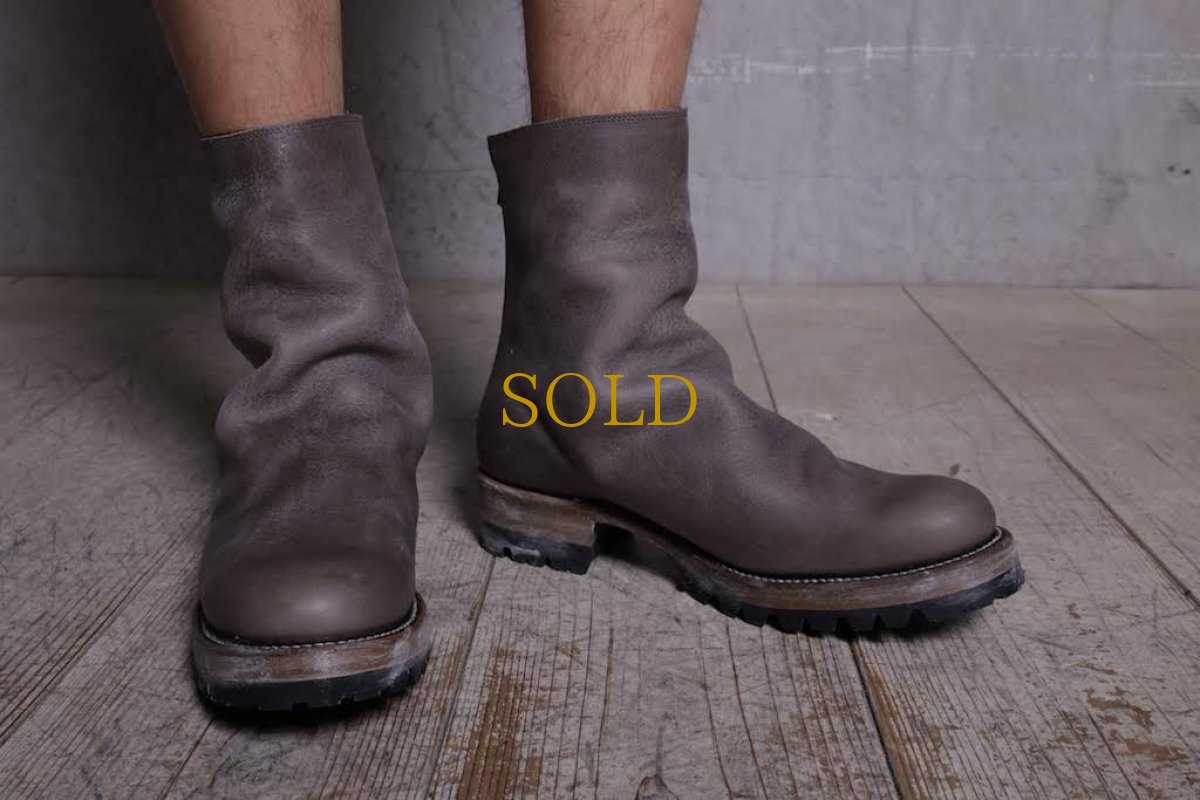 画像4: Thee OLD CIRCUS '' 1973 '' / CB-911 / " Black Sign " / イタリアンショルダーワンピースバックジップブーツ (4)