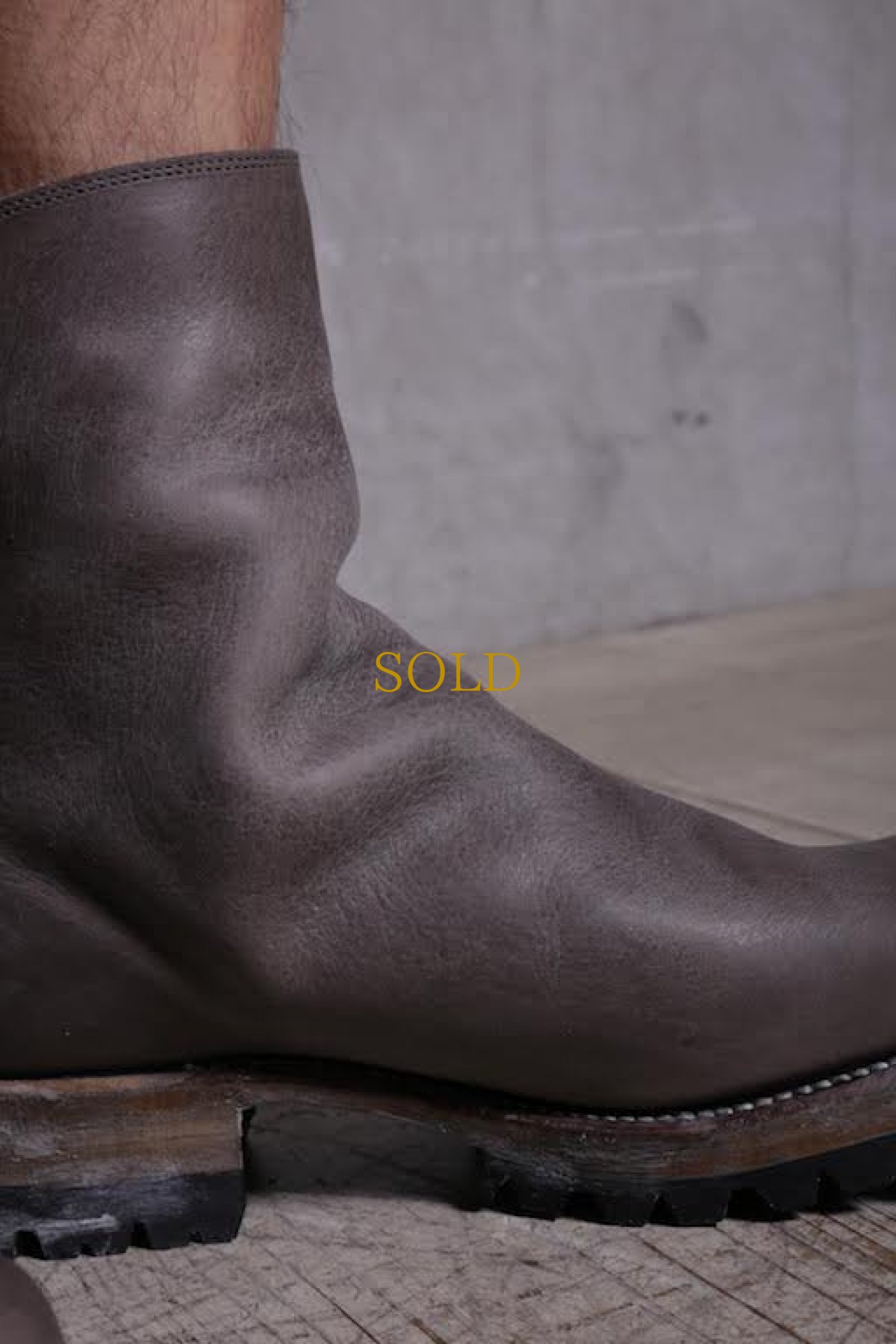 画像7: Thee OLD CIRCUS '' 1973 '' / CB-911 / " Black Sign " / イタリアンショルダーワンピースバックジップブーツ (7)