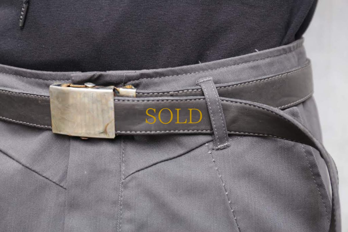 画像11: incarnation / インカネーション /  31811V-8777 HORSE LEATHER BELT GI SMALL  (11)