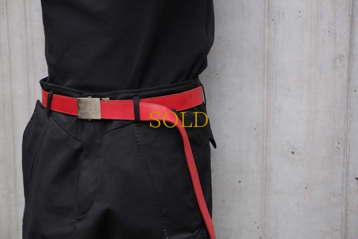 画像9: incarnation / インカネーション /  31811V-8777 HORSE LEATHER BELT GI SMALL  (9)