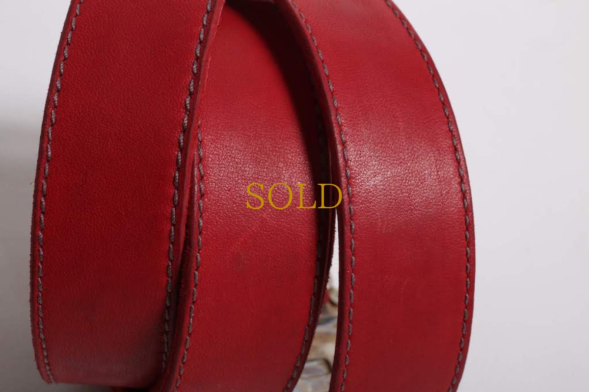 画像6: incarnation / インカネーション /  31811V-8777 HORSE LEATHER BELT GI SMALL  (6)