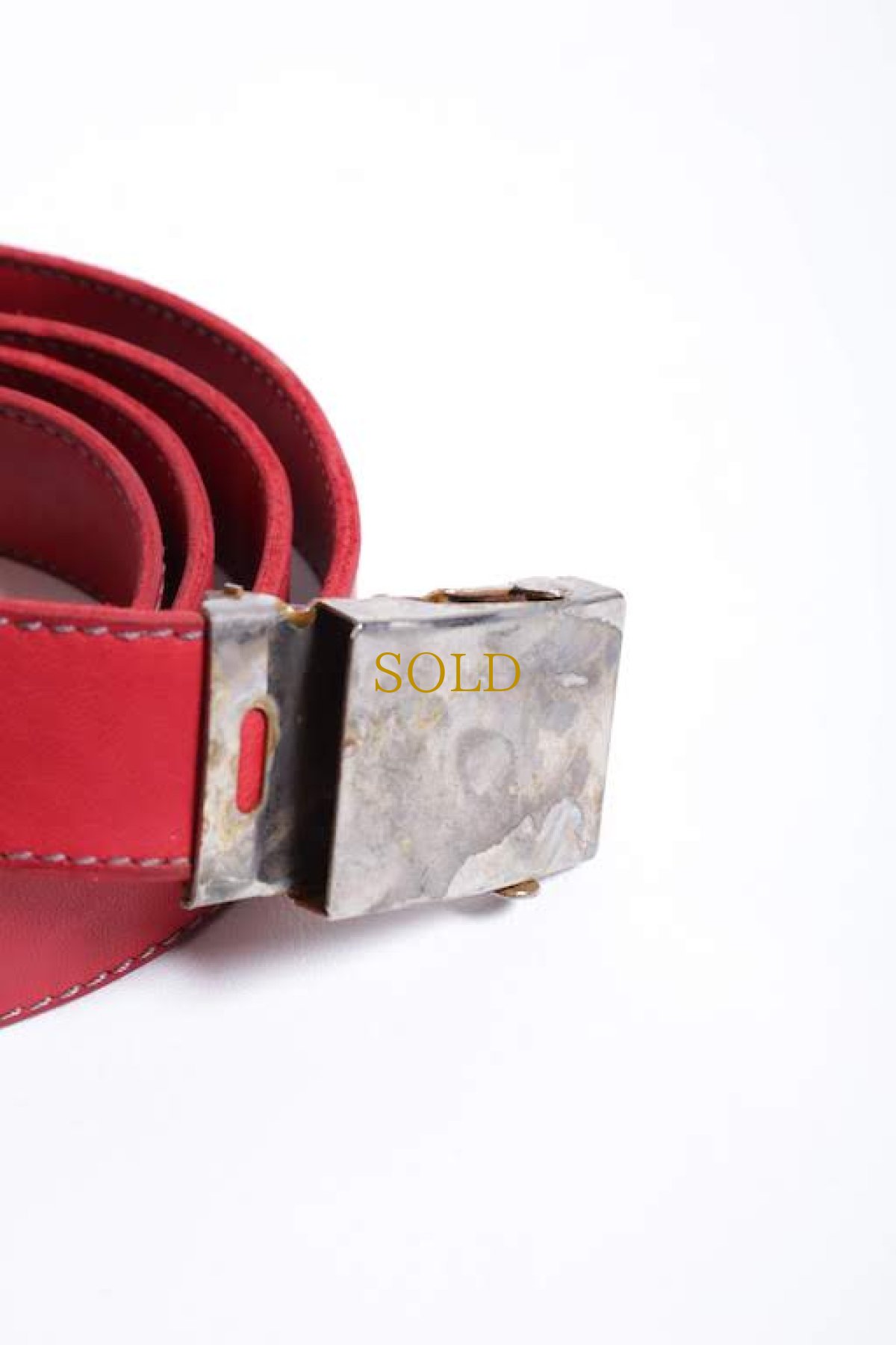 画像3: incarnation / インカネーション /  31811V-8777 HORSE LEATHER BELT GI SMALL  (3)