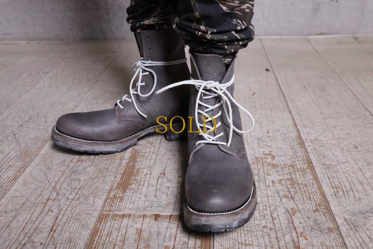 画像15: Thee OLD CIRCUS '' 1973 '' / CB-912 / " Black Neon " / リリィレザーレースアップバックジップブーツ (15)