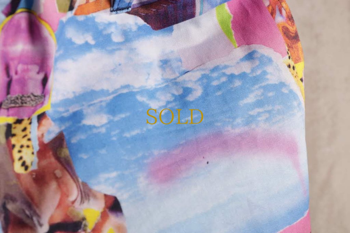 画像9: JUVENILE HALL ROLLCALL / ジュヴェナイルホールロールコール / 1266 / DISTOPIA PRINT SHORT PANTS (9)