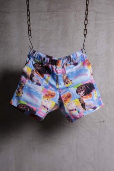 画像2: JUVENILE HALL ROLLCALL / ジュヴェナイルホールロールコール / 1266 / DISTOPIA PRINT SHORT PANTS (2)