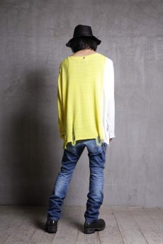 画像11: JUVENILE HALL ROLLCALL / ジュヴェナイルホールロールコール / 1290 / TWO TONE COLOR CRASH KNIT  (11)