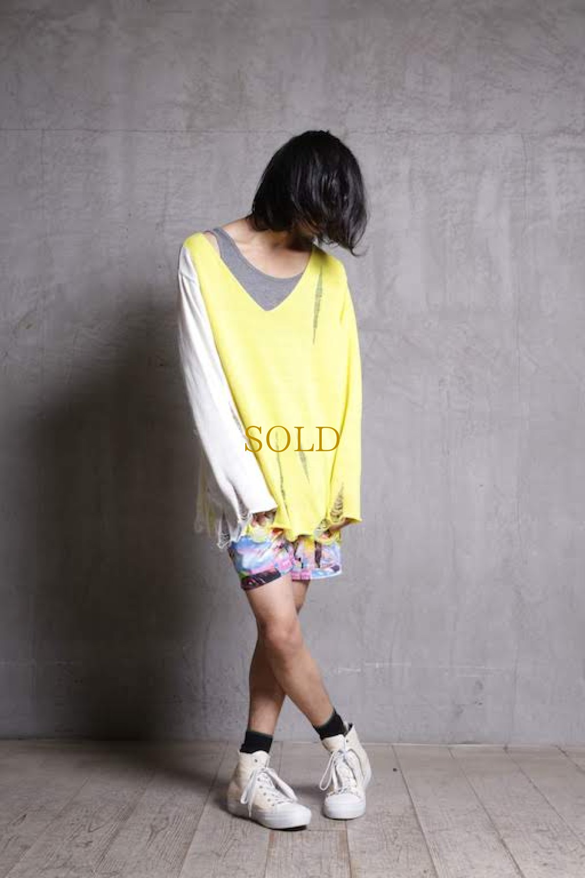 画像12: JUVENILE HALL ROLLCALL / ジュヴェナイルホールロールコール / 1266 / DISTOPIA PRINT SHORT PANTS (12)