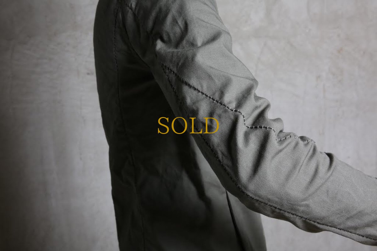 画像9: Thee OLD CIRCUS '' 1973 '' / 9134 / " Old Time " / 高密度ストレッチオックス ディストーションネックロングシャツコート (9)