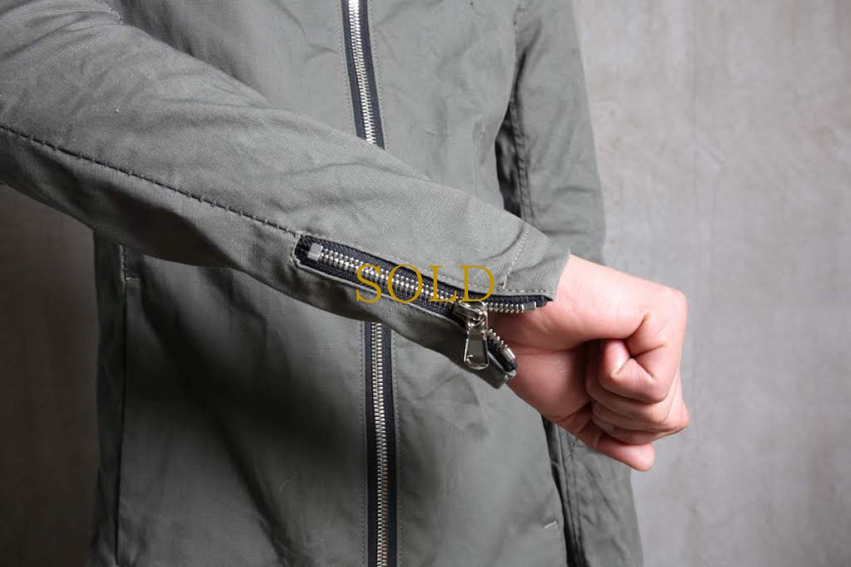 画像10: Thee OLD CIRCUS '' 1973 '' / 9134 / " Old Time " / 高密度ストレッチオックス ディストーションネックロングシャツコート (10)