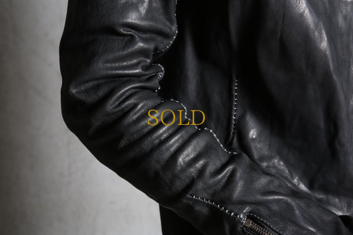画像11: Linea_f by incarnation / インカネーション リネアエフ / MMXIX-V-41287 Z/F BLOUSON H/N MOTO #2 O/P ARM LINED (11)