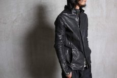 画像16: Linea_f by incarnation / インカネーション リネアエフ / MMXIX-V-41287 Z/F BLOUSON H/N MOTO #2 O/P ARM LINED (16)