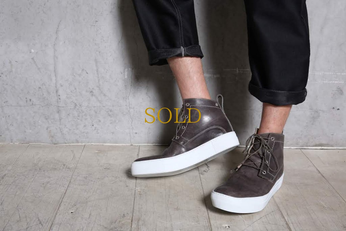 画像14: Linea_f by incarnation / インカネーション リネアエフ / MMXIX-7695 HORSE CORDVAN 4HOLE SNEAKER (14)