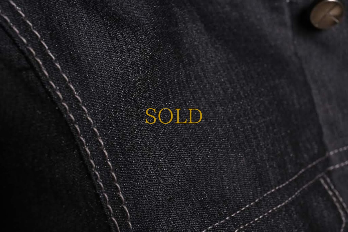 画像13: Linea_f by incarnation / インカネーション リネアエフ / MMXIX-V-41250W BLACK WOOL JEAN JACKET  (13)