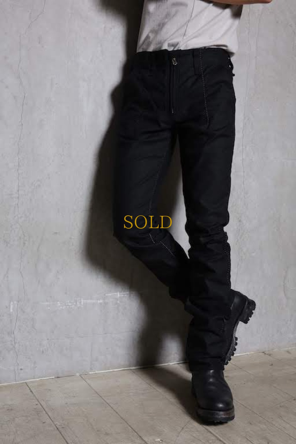 画像12: Thee OLD CIRCUS '' 1973 '' / 9122 / " Born Identity " / 12oz サージストレッチ スリムストレートパンツ (12)