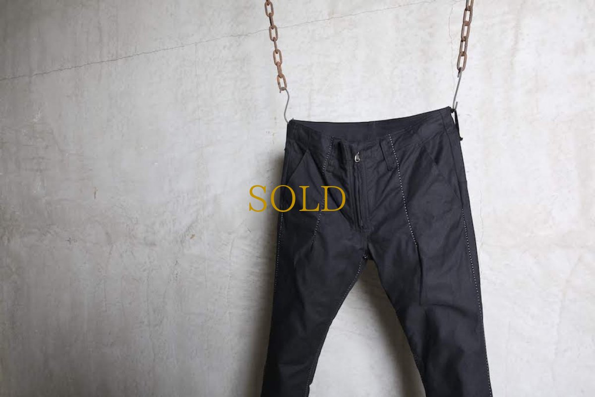 画像15: Thee OLD CIRCUS '' 1973 '' / 9122 / " Born Identity " / 12oz サージストレッチ スリムストレートパンツ (15)