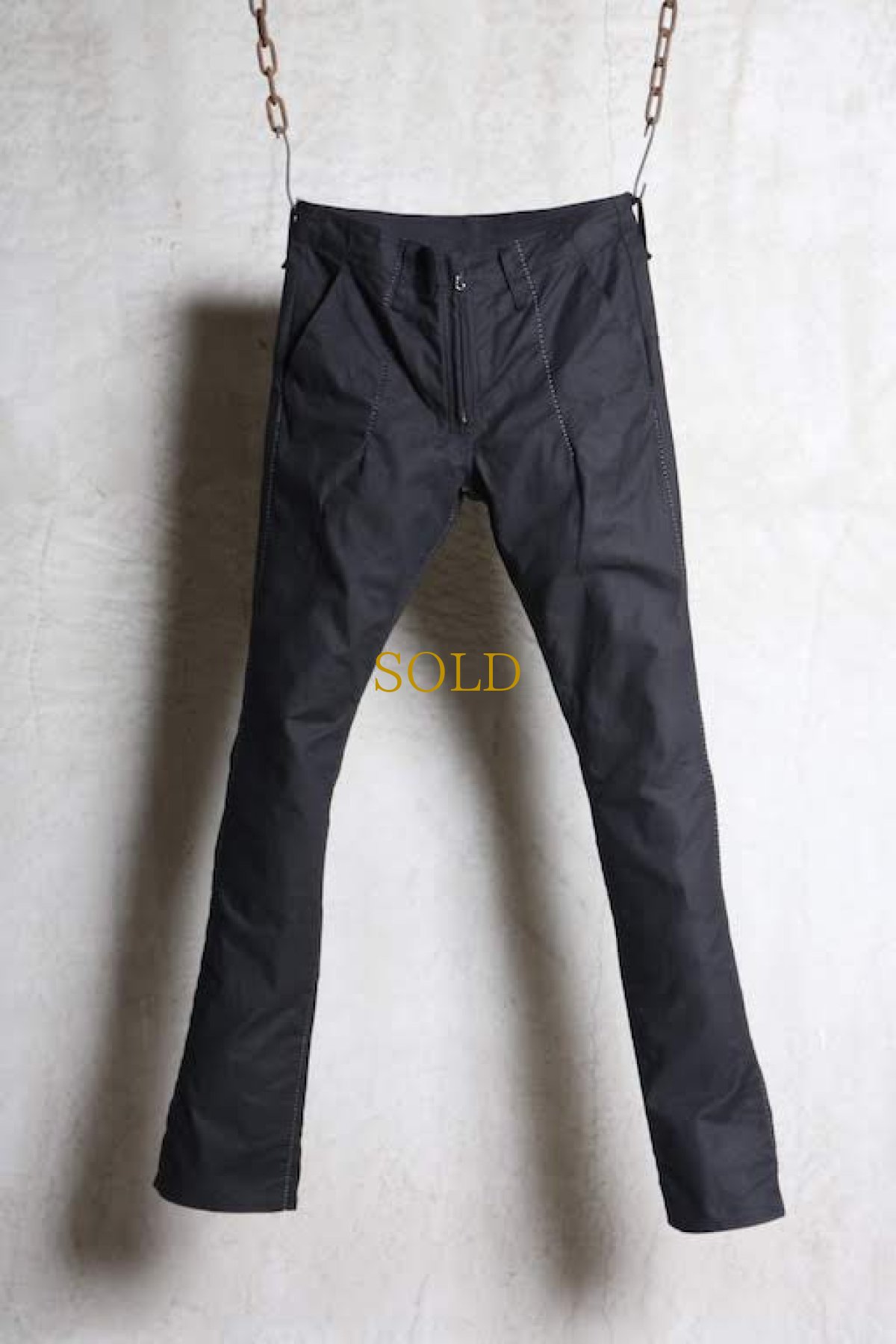 画像1: Thee OLD CIRCUS '' 1973 '' / 9122 / " Born Identity " / 12oz サージストレッチ スリムストレートパンツ (1)