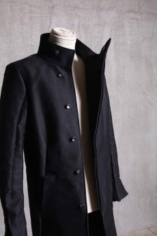 画像7: Linea_f by incarnation / インカネーション リネアエフ / MMXIX-V-5310 HIGH NECK BIAS LONG COAT (7)