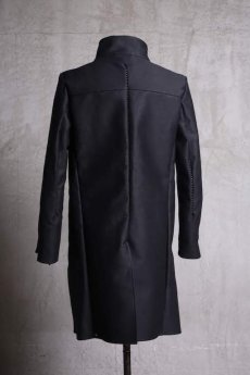 画像2: Linea_f by incarnation / インカネーション リネアエフ / MMXIX-V-5310 HIGH NECK BIAS LONG COAT (2)