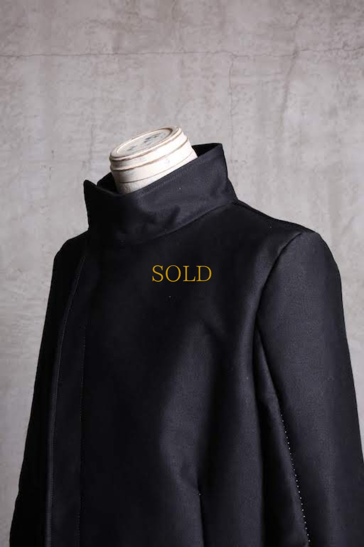 画像4: Linea_f by incarnation / インカネーション リネアエフ / MMXIX-V-5310 HIGH NECK BIAS LONG COAT (4)