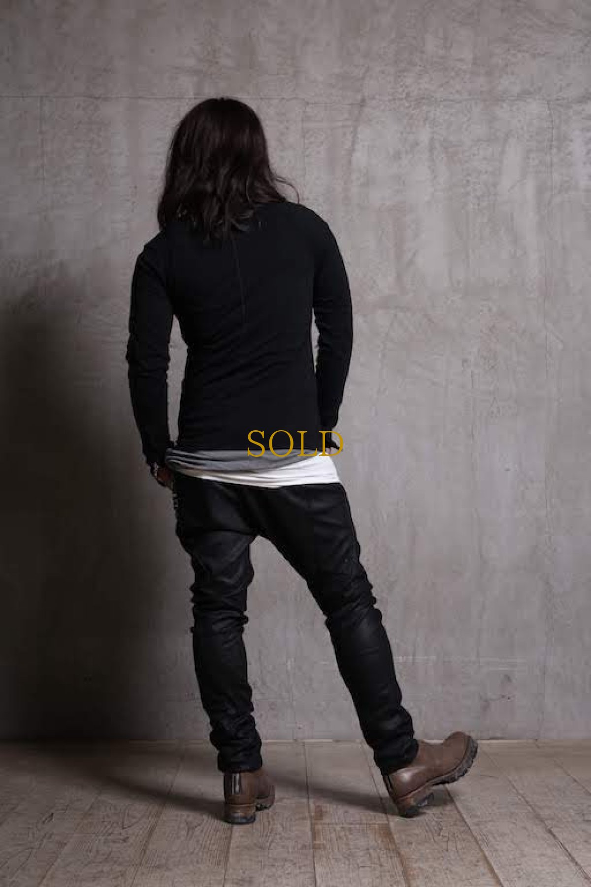 画像16: incarnation / インカネーション / 31981-6452 COTTON  ELASTANE DENIM LONG DARTS SARROUEL PANTS (16)