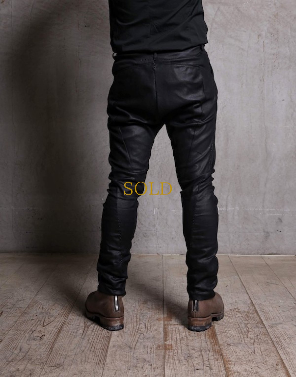 画像11: incarnation / インカネーション / 31981-6452 COTTON  ELASTANE DENIM LONG DARTS SARROUEL PANTS (11)