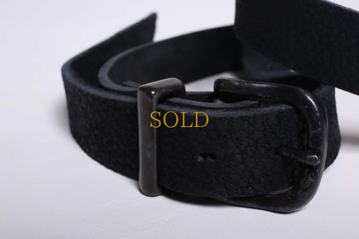 画像9: Thee OLD CIRCUS ''Old Number'' / 833 / Unlink / ワイルドミンクレザー27mm バックル 10ホールベルト (9)