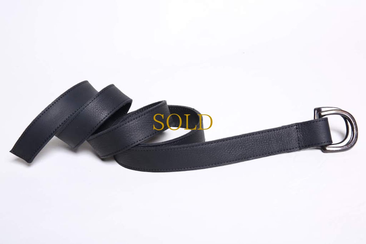 画像6: Thee OLD CIRCUS ''Old Number'' / 831 / By Far / リリィレザーセミワイズダブルフェイスダブルリングベルト (6)