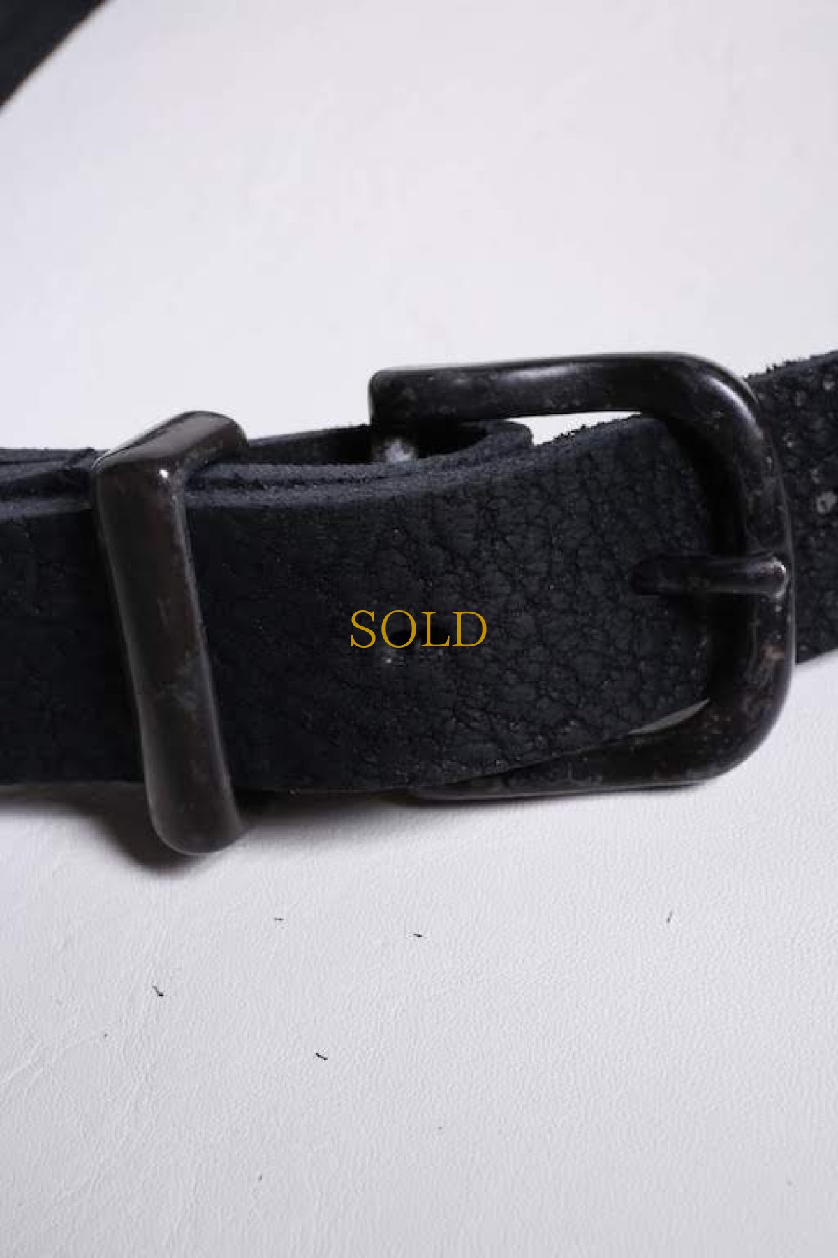 画像10: Thee OLD CIRCUS ''Old Number'' / 833 / Unlink / ワイルドミンクレザー27mm バックル 10ホールベルト (10)