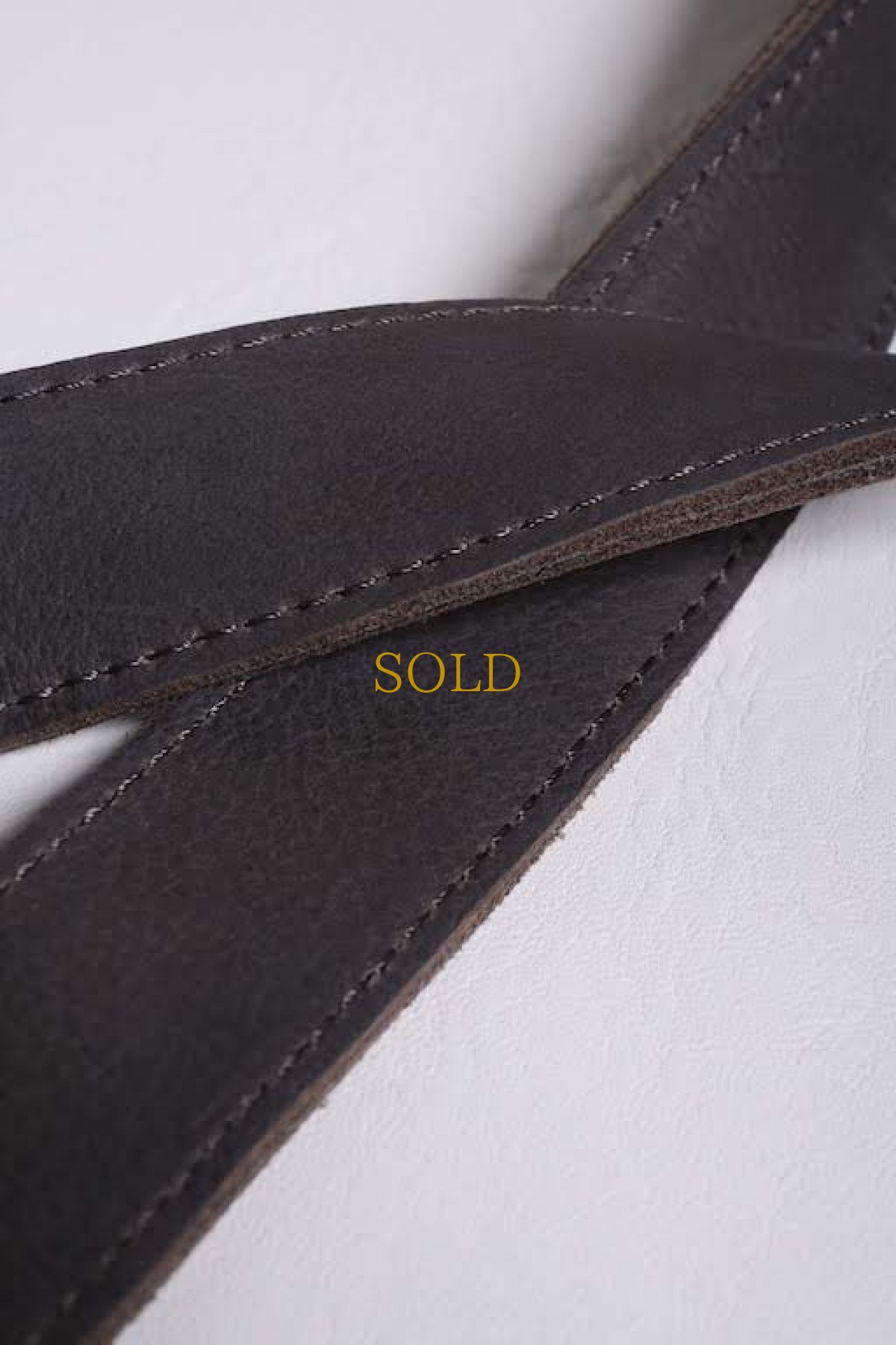 画像8: Thee OLD CIRCUS ''Old Number'' / 831 / By Far / リリィレザーセミワイズダブルフェイスダブルリングベルト (8)