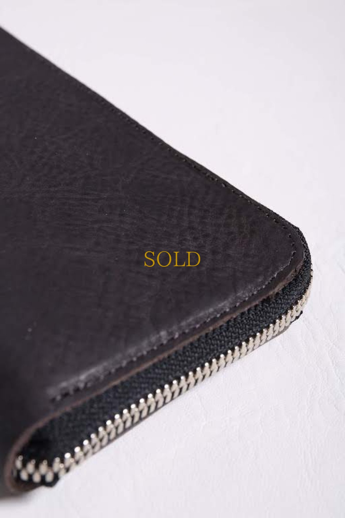 画像9: Thee OLD CIRCUS ''Old Number'' / 830 / Black Flower / リリィレザーセミロングダブルジップウォレット (9)